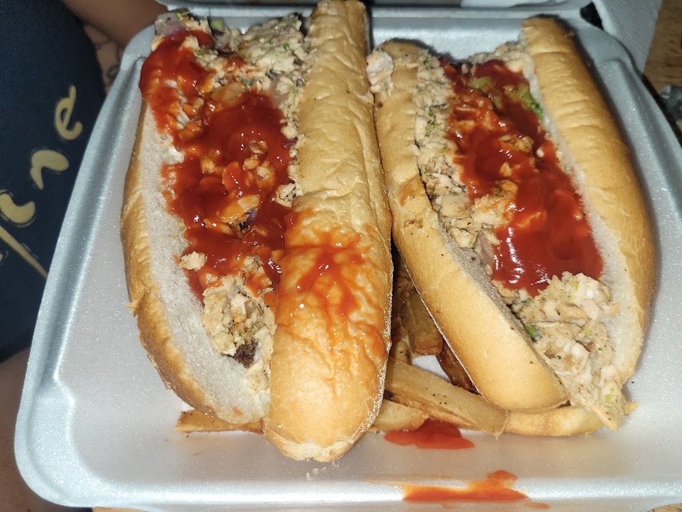 Salmon Cheesesteak